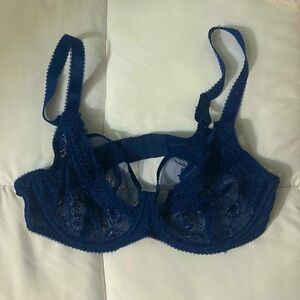 FREYA Blue Underwire Bra 36-DD NWOT